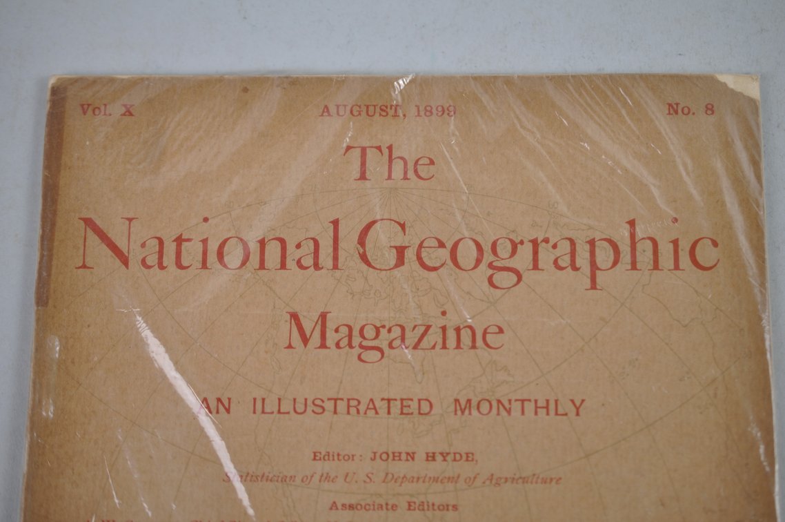 Vol. X No. 8 – August 1899 National Geographic, photo 3 of 3