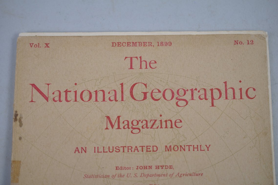 Vol. X No. 12 – December 1899 National Geographic, photo 3 of 3