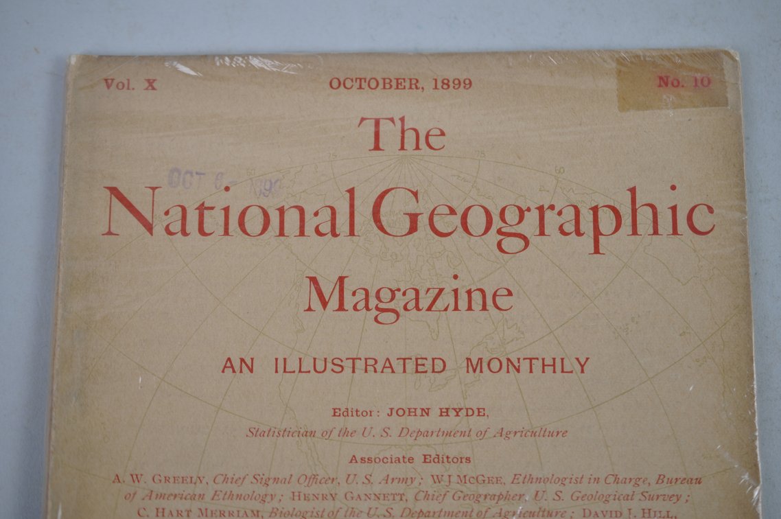 Vol. X No. 10 – October 1899 National Geographic, photo 3 of 3