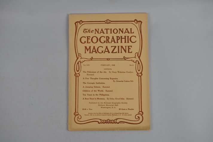 Vol. XIX No.2 – February 1908 National Geographic