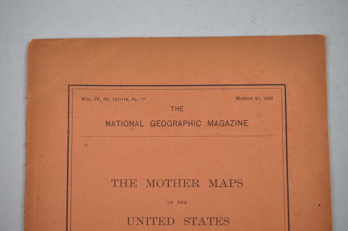 Vol. IV No. 4 – March 1892 National Geographic (Rare), photo 3 of 3