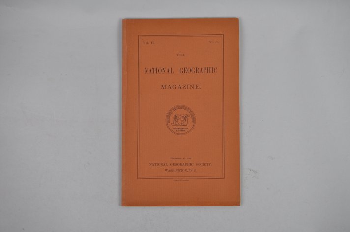 Vol. II No. 1 – April 1890 National Geographic