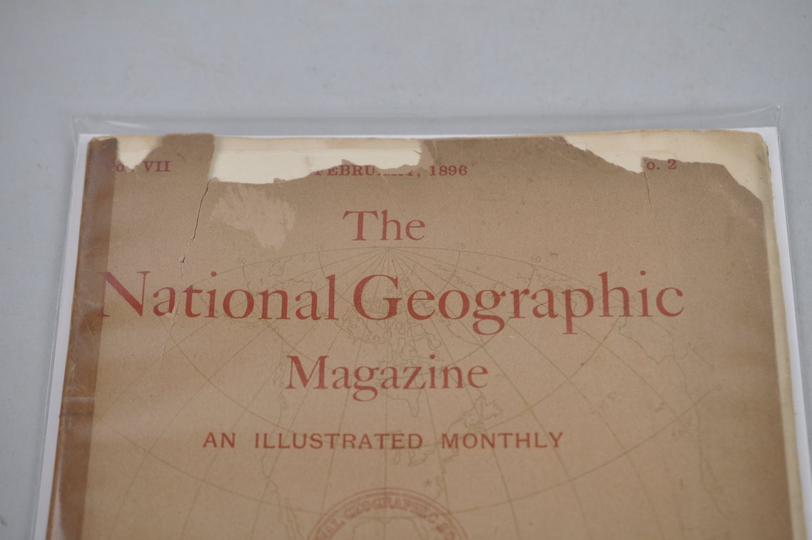 Vol. VII No. 2 – February 1896 National Geographic w/ Map, photo 3 of 3
