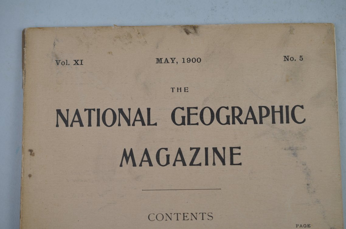 Vol. XI No. 5 – May 1900 National Geographic, photo 3 of 3