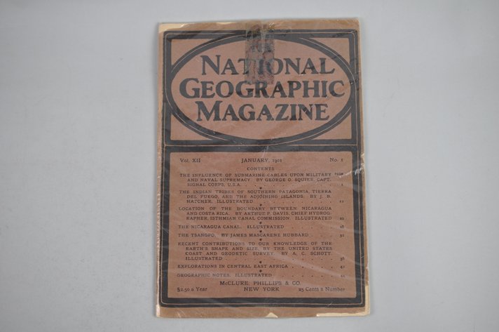 Vol. XII No. 1 – January 1901 National Geographic
