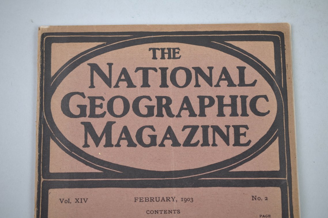 Vol. XIV No. 2 – February 1903 National Geographic w/ Map (Rare), photo 3 of 3