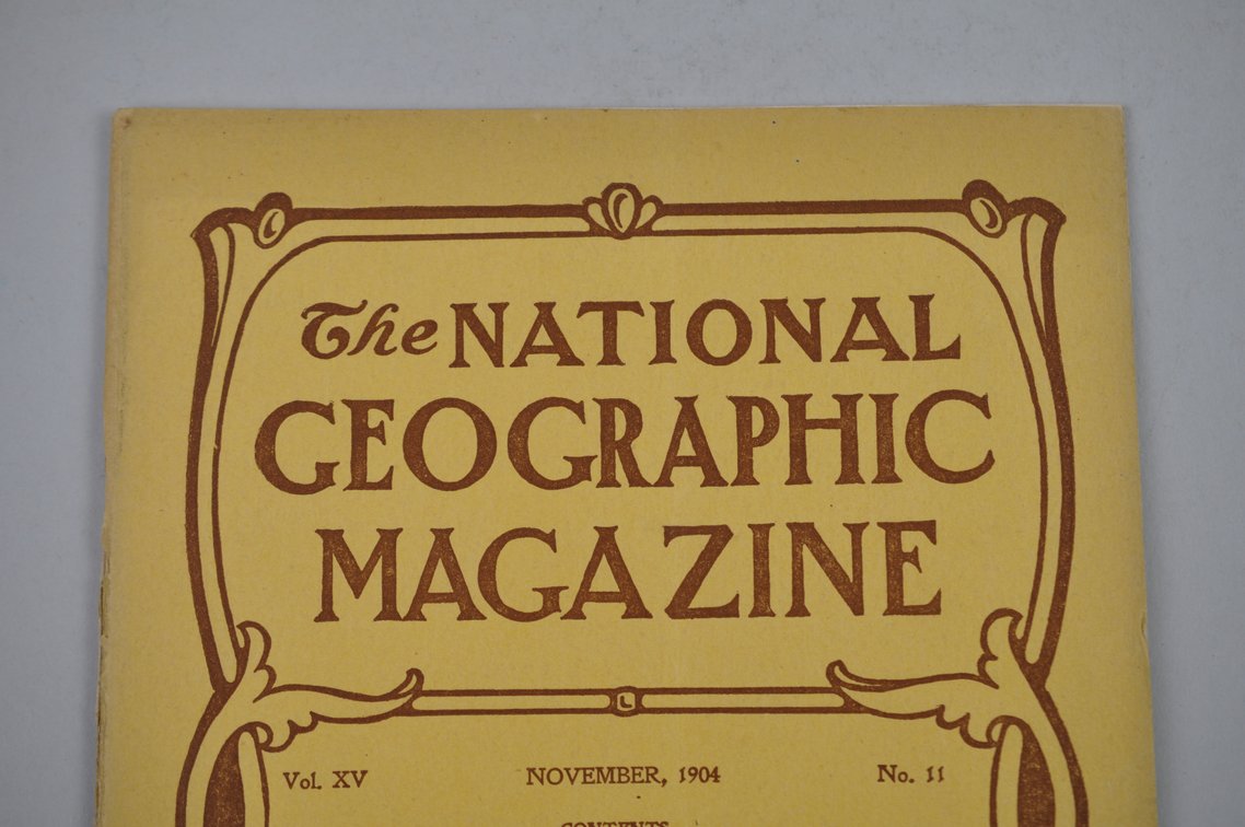 Vol. XV No. 11 – November 1904 National Geographic, photo 3 of 3