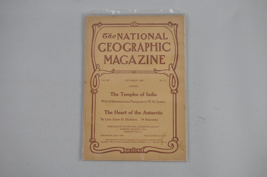 1909 October-December Nat Geo Magazines, photo 4 of 7