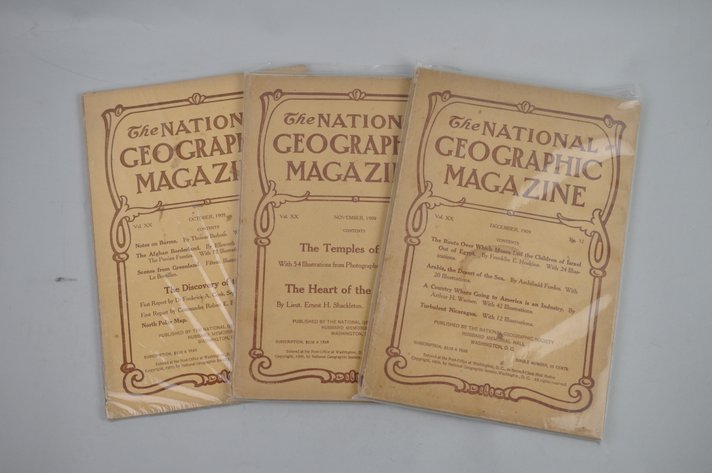 1909 October-December Nat Geo Magazines