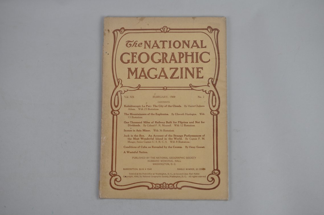 Assorted 1909 & 1912 National Geographic Issues, photo 2 of 11