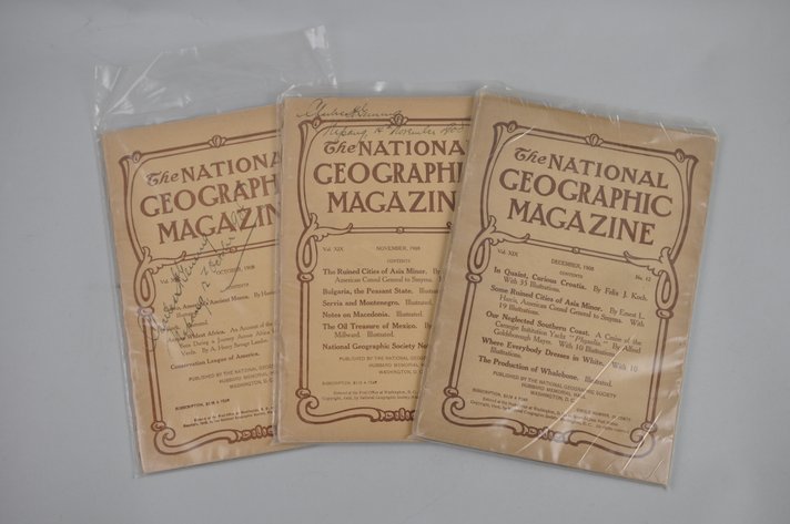1908 October-December Nat Geo Magazines