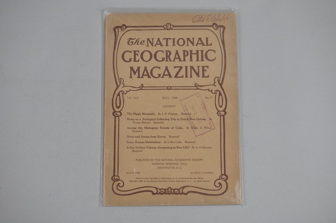 1908 July-September Nat Geo Magazines, photo 6 of 7