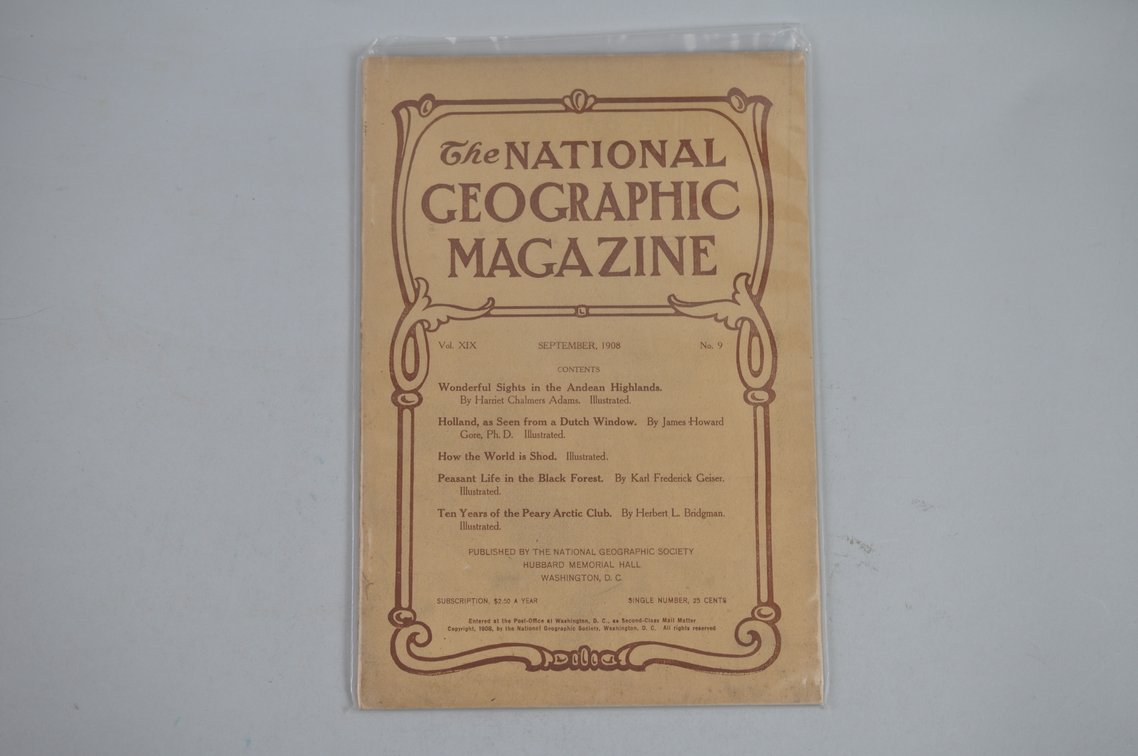 1908 July-September Nat Geo Magazines, photo 2 of 7