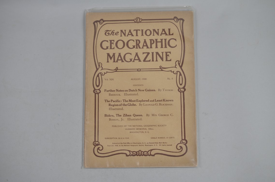1908 July-September Nat Geo Magazines, photo 4 of 7