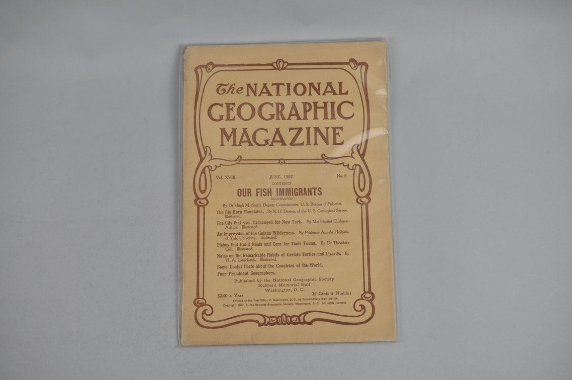 1907 June-August National Geographic Magazines, photo 6 of 7