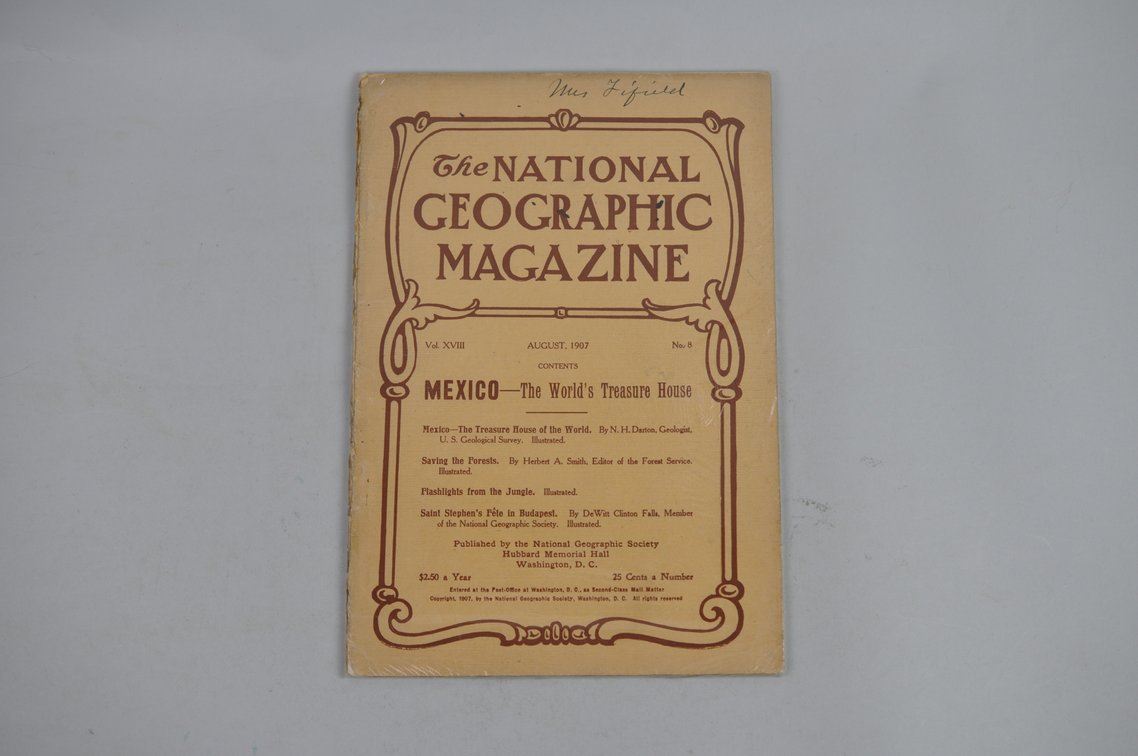 1907 June-August National Geographic Magazines, photo 2 of 7