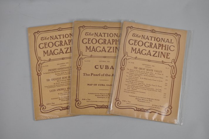 1906 September, October, December Nat Geo