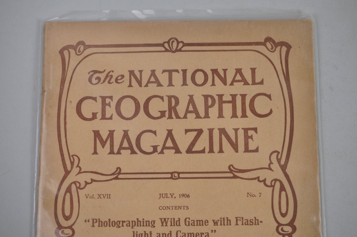 1906 July & August National Geographic Magazines, photo 3 of 4