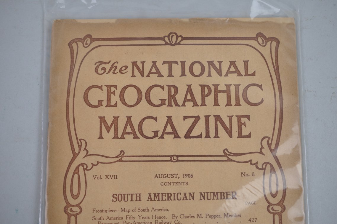1906 July & August National Geographic Magazines, photo 4 of 4