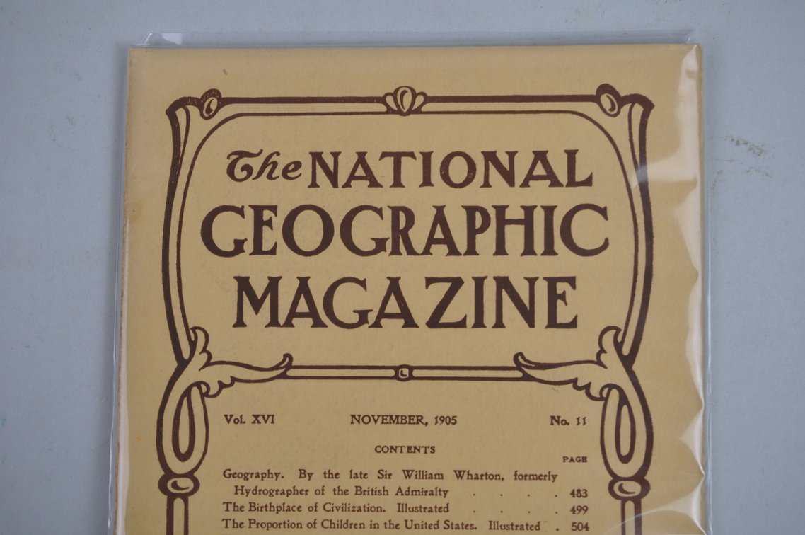1905 November & December National Geographics, photo 4 of 4