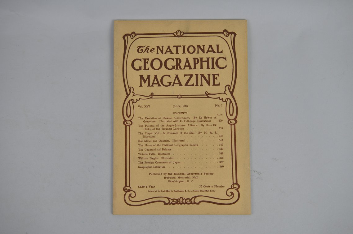 1905- May-July Issues of Nat Geo Magazines, photo 6 of 7