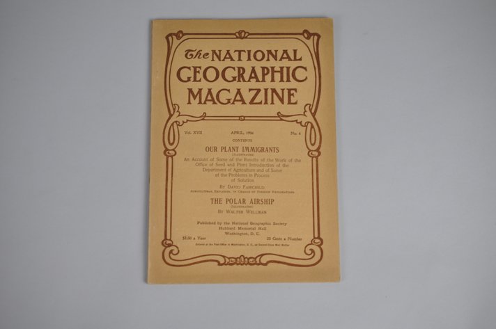 Vol. XVII No.4 – April 1906 National Geographic
