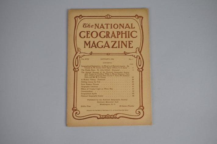 Vol. XVII No.1 – January 1906 National Geographic