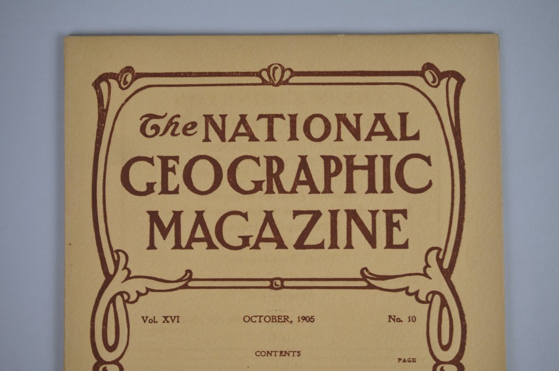 Vol. XVI No.10 – October 1905 National Geographic, photo 3 of 3
