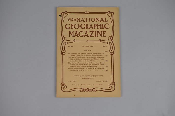 Vol. XVI No.12 – December 1905 National Geographic