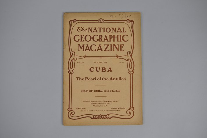 Vol. XVII No.10 – October 1906 National Geographic