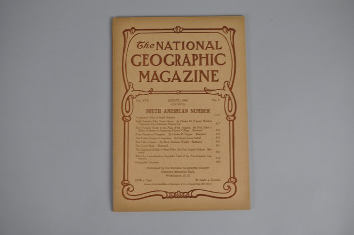 Vol. XVII No.8 – August 1906 National Geographic