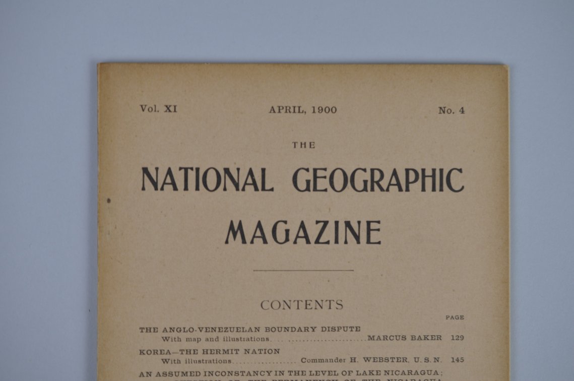 Vol. XI No.4 – April 1900 National Geographic, photo 3 of 3
