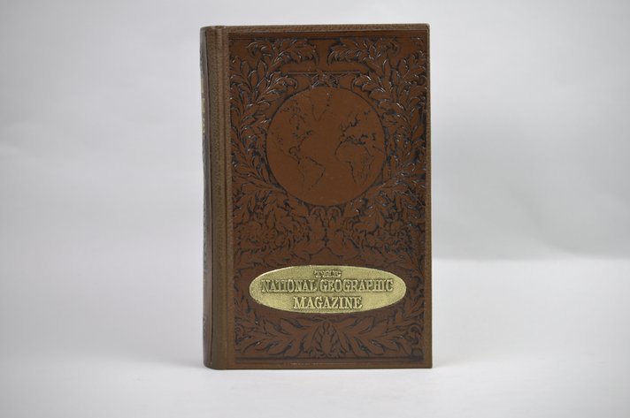 Vol. 7 National Geographic 1896 Brown Leather Bound