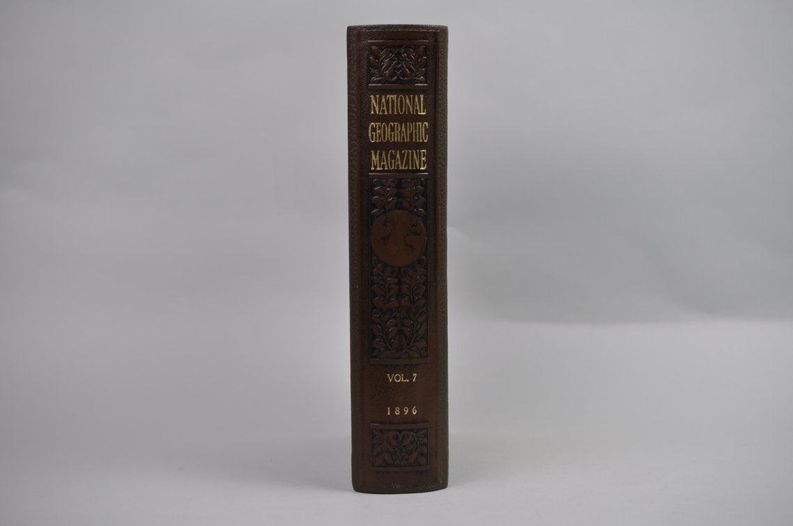 Vol. 7 National Geographic 1896 Brown Leather Bound, photo 2 of 5