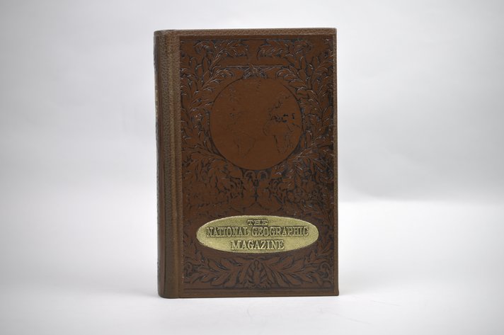 Vol. 8 National Geographic 1897 Brown Leather Bound