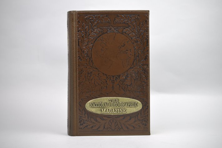 Vol. 10 National Geographic 1899 Brown Leather Bound