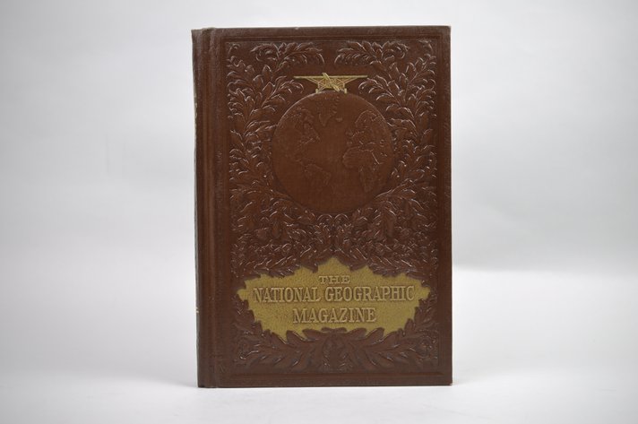 Vol. 12 National Geographic 1901 Brown Leather Bound