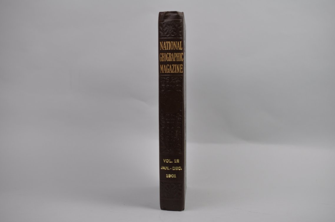 Vol. 12 National Geographic 1901 Brown Leather Bound, photo 2 of 5