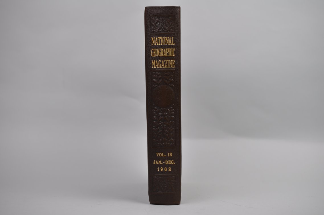 Vol. 13 National Geographic 1902 Brown Leather Bound, photo 2 of 5