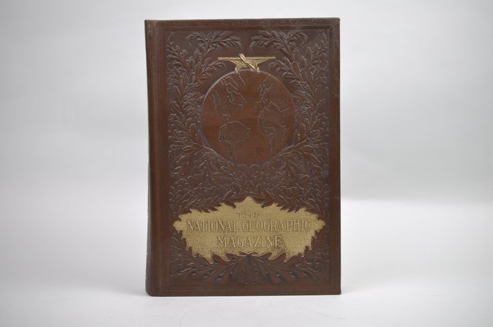 Vol. 14 National Geographic 1903 Brown Leather Bound