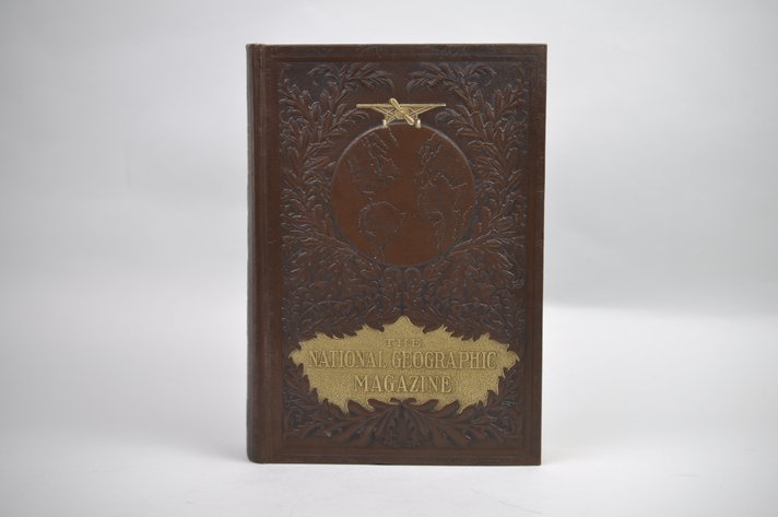 Vol. 16 National Geographic 1905 Brown Leather Bound