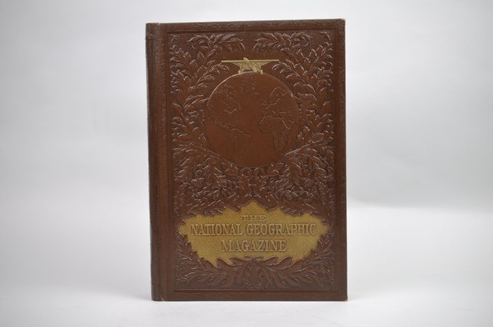 Vol. 15 National Geographic 1904 Brown Leather Bound