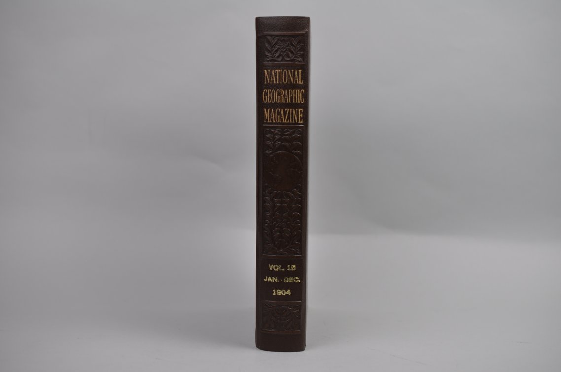 Vol. 15 National Geographic 1904 Brown Leather Bound, photo 2 of 5