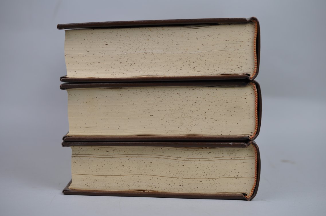 Vol. 55-60 National Geographic 1929-1931 Brown Leather Bound, photo 7 of 11