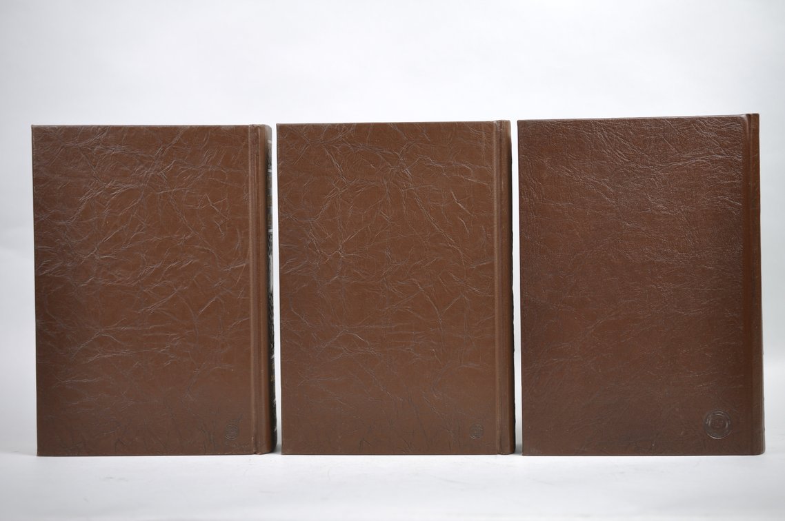 Vol. 67-72 National Geographic 1935-1937 Brown Leather Bound, photo 6 of 11
