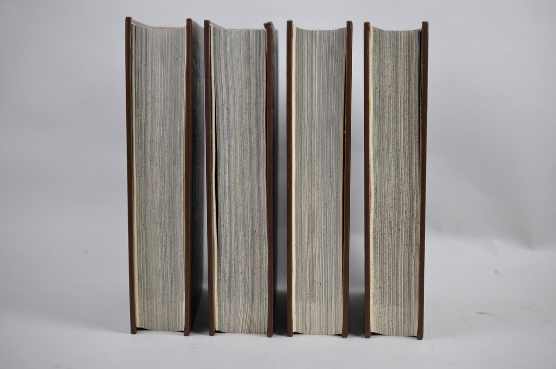 Vol. 103-110 National Geographic 1953-1956 Brown Leather Bound, photo 5 of 11