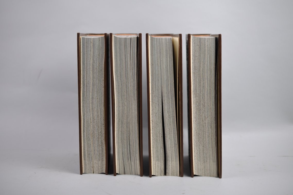 Vol. 103-110 National Geographic 1953-1956 Brown Leather Bound, photo 9 of 11