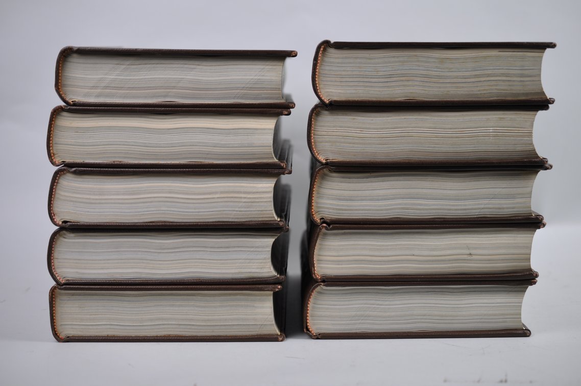 Vol. 157-166 National Geographic 1980-1984 Brown Leather Bound, photo 5 of 7