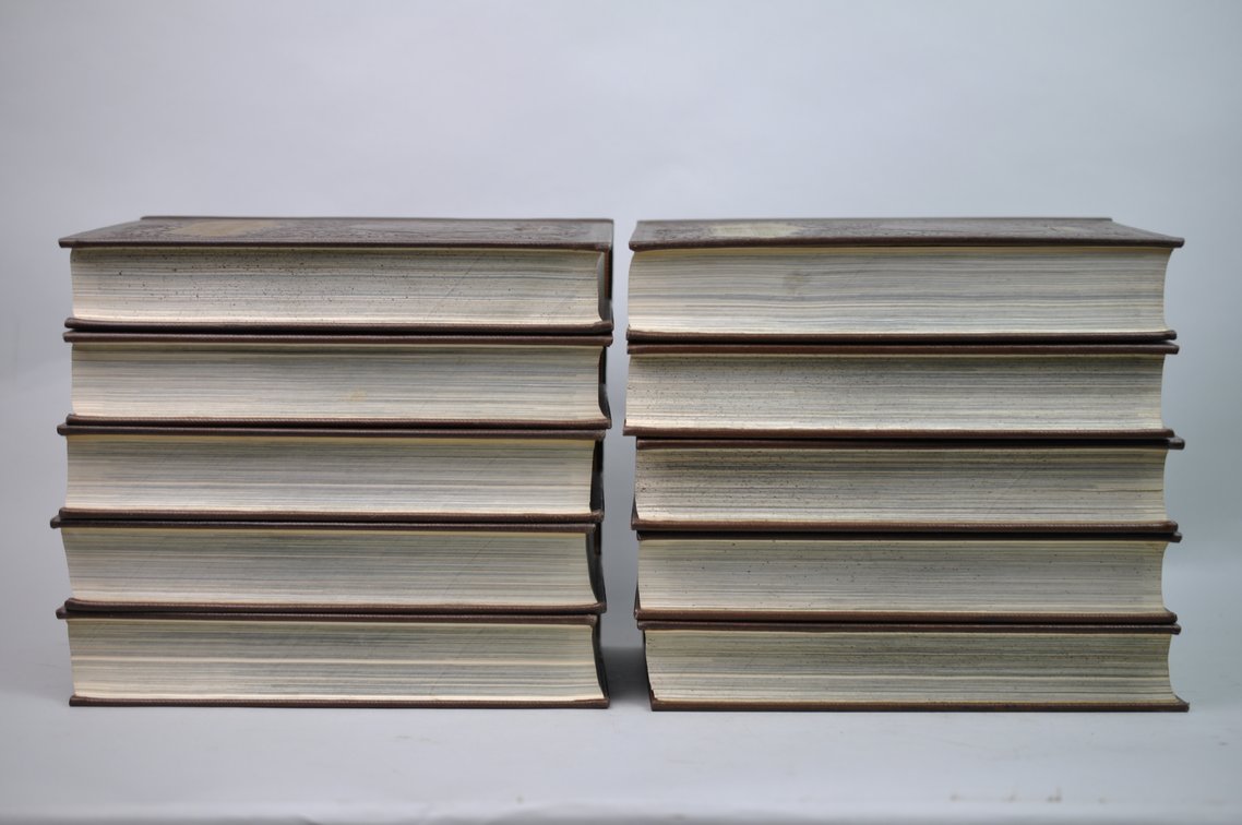 Vol. 137-146 National Geographic 1970-1974 Brown Leather Bound, photo 3 of 5