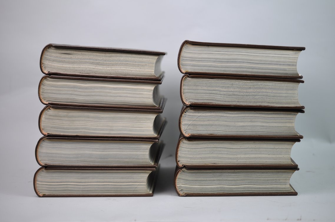 Vol. 137-146 National Geographic 1970-1974 Brown Leather Bound, photo 2 of 5